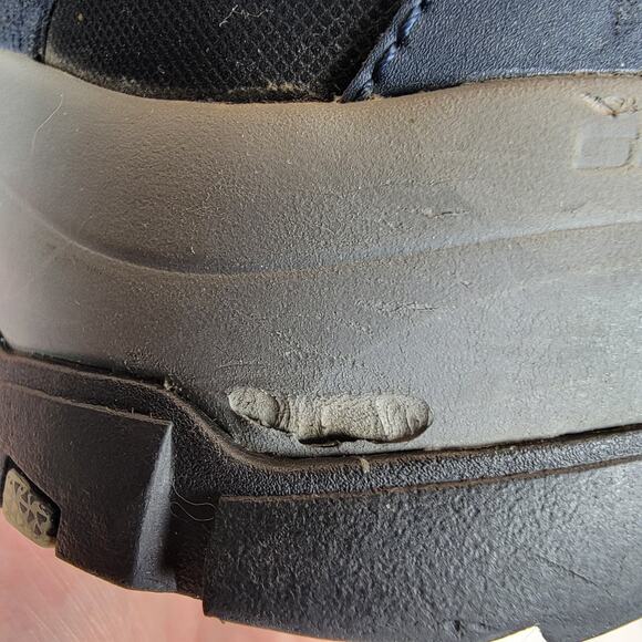 Skechers Work Bulklin Comp Toe Waterproof Shoes Mens 10.5 Navy Slip Resistant - Picture 11 of 11